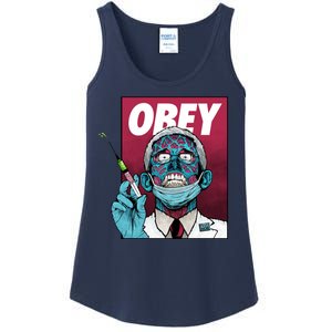 Obey Faucci Vaccine Zombie Ladies Essential Tank