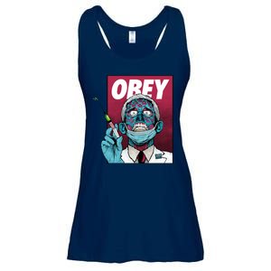 Obey Faucci Vaccine Zombie Ladies Essential Flowy Tank