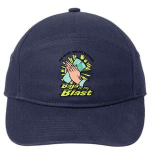 Our Father Who Art In Heaven Baja Be Thy Blast Funny 7-Panel Snapback Hat