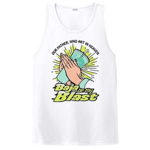 Our Father Who Art In Heaven Baja Be Thy Blast Funny PosiCharge Competitor Tank