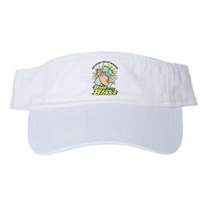 Our Father Who Art In Heaven Baja Be Thy Blast Funny Valucap Bio-Washed Visor