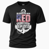 On Fridays We Wear Red Remember Everyone Deployed Performance Shirt