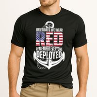 On Fridays We Wear Red Remember Everyone Deployed Performance Shirt