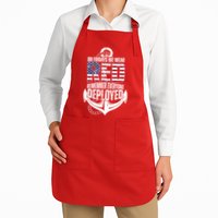 On Fridays We Wear Red Remember Everyone Deployed Apron