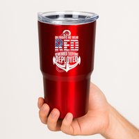 On Fridays We Wear Red Remember Everyone Deployed Tumbler