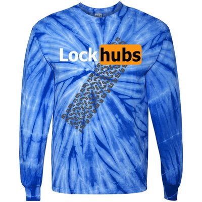 Offroad Four Wheel Drive Lock Hubs 4x4 Overland 4wd Lover Gift Tie-Dye Long Sleeve Shirt