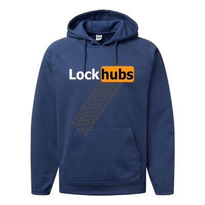 Offroad Four Wheel Drive Lock Hubs 4x4 Overland 4wd Lover Gift Performance Fleece Hoodie