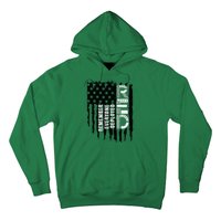 On Friday We Wear Red Friday Military Support Troops Us Flag Hoodie