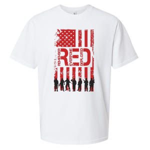 On Friday We Wear Red We Wear Red Remember Everyone Deployed Red Sueded Cloud Jersey T-Shirt