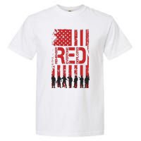 On Friday We Wear Red We Wear Red Remember Everyone Deployed Red Garment-Dyed Heavyweight T-Shirt