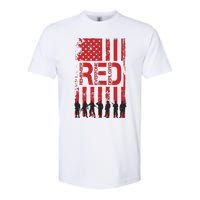 On Friday We Wear Red We Wear Red Remember Everyone Deployed Red Softstyle CVC T-Shirt