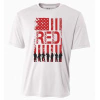 On Friday We Wear Red We Wear Red Remember Everyone Deployed Red Cooling Performance Crew T-Shirt