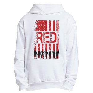 On Friday We Wear Red We Wear Red Remember Everyone Deployed Red Urban Pullover Hoodie