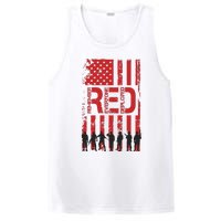 On Friday We Wear Red We Wear Red Remember Everyone Deployed Red PosiCharge Competitor Tank