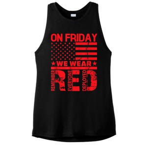 On Friday We Wear Red We Wear Red Ladies PosiCharge Tri-Blend Wicking Tank