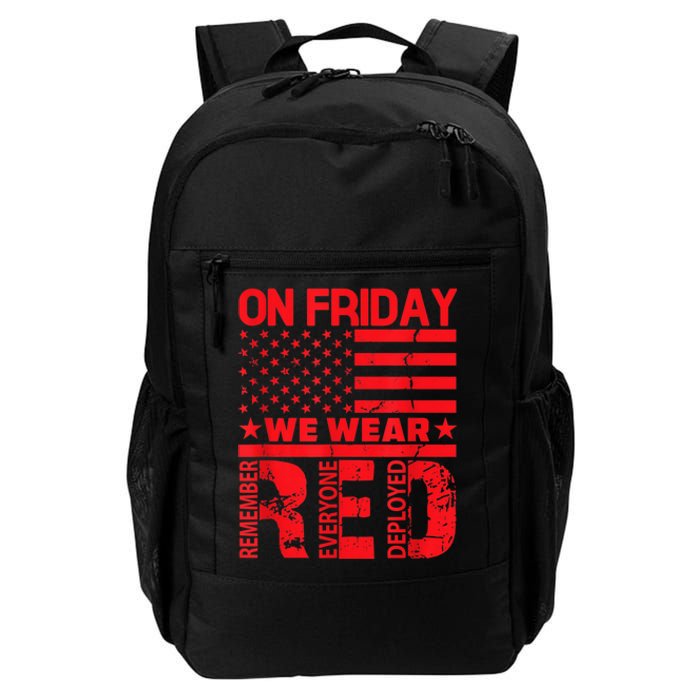 On Friday We Wear Red We Wear Red Daily Commute Backpack