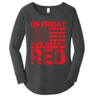 On Friday We Wear Red We Wear Red Women's Perfect Tri Tunic Long Sleeve Shirt