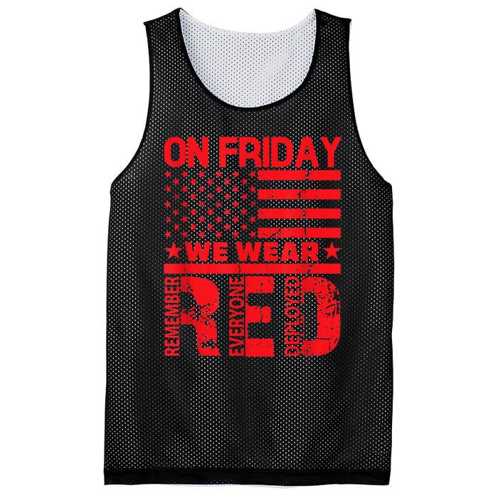 On Friday We Wear Red We Wear Red Mesh Reversible Basketball Jersey Tank