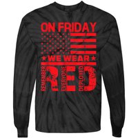 On Friday We Wear Red We Wear Red Tie-Dye Long Sleeve Shirt