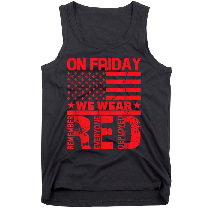 On Friday We Wear Red We Wear Red Tank Top