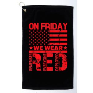 On Friday We Wear Red We Wear Red Platinum Collection Golf Towel