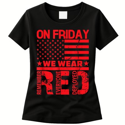 On Friday We Wear Red We Wear Red Womens T-Shirt