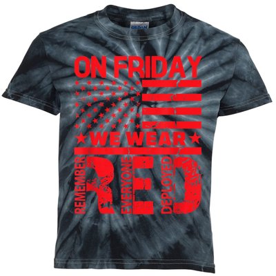 On Friday We Wear Red We Wear Red Kids Tie-Dye T-Shirt