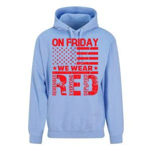 On Friday We Wear Red We Wear Red Unisex Surf Hoodie