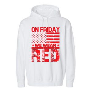 On Friday We Wear Red We Wear Red Garment-Dyed Fleece Hoodie