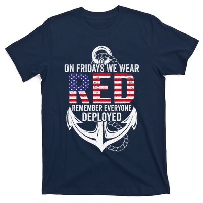 On Fridays We Wear Red Friday Distressed T-Shirt