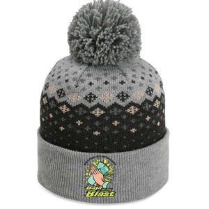 Our Father Who Art In Heaven Baja Be Thy Blast Funny The Baniff Cuffed Pom Beanie