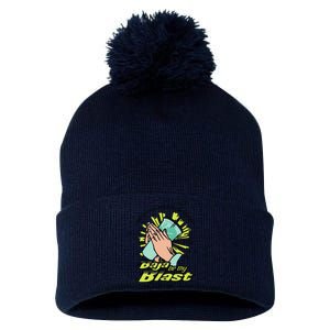 Our Father Who Art In Heaven Baja Be Thy Blast Funny Pom Pom 12in Knit Beanie