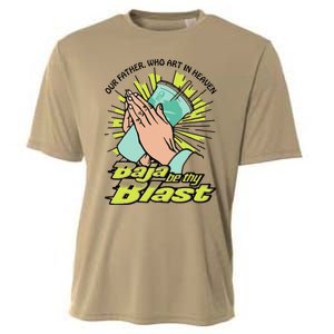 Our Father Who Art In Heaven Baja Be Thy Blast Funny Cooling Performance Crew T-Shirt