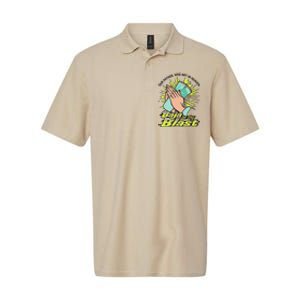 Our Father Who Art In Heaven Baja Be Thy Blast Funny Softstyle Adult Sport Polo