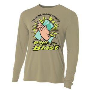 Our Father Who Art In Heaven Baja Be Thy Blast Funny Cooling Performance Long Sleeve Crew