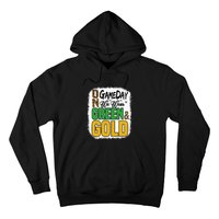 On Football We Wear Green And Gold Hoodie