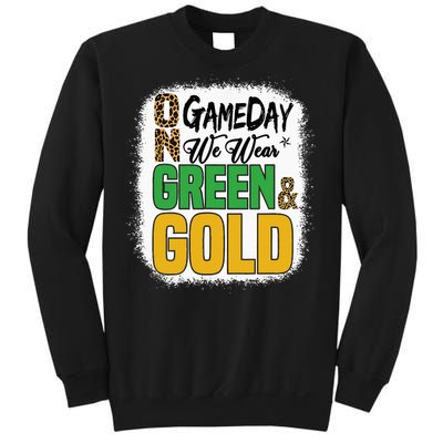 On Football We Wear Green And Gold Sweatshirt