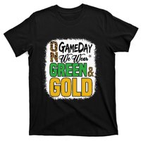 On Football We Wear Green And Gold T-Shirt