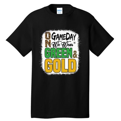 On Football We Wear Green And Gold Tall T-Shirt