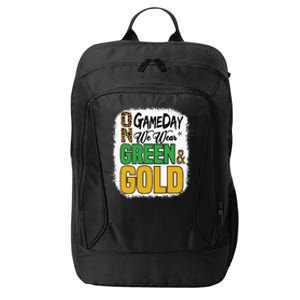 On Football We Wear Green And Gold City Backpack