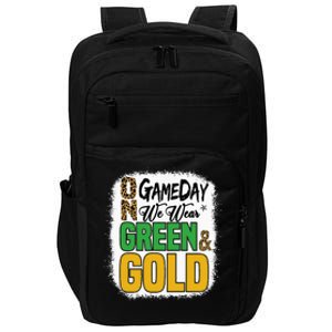 On Football We Wear Green And Gold Impact Tech Backpack