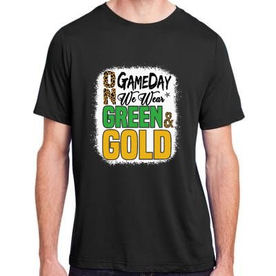 On Football We Wear Green And Gold Adult ChromaSoft Performance T-Shirt