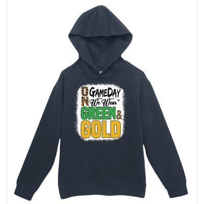 On Football We Wear Green And Gold Urban Pullover Hoodie