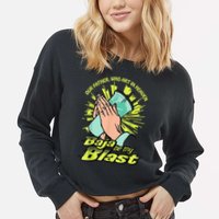 Our Father Who Art In Heaven Baja Be Thy Blast Cropped Pullover Crew