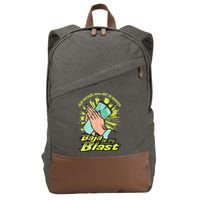 Our Father Who Art In Heaven Baja Be Thy Blast Cotton Canvas Backpack