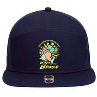 Our Father Who Art In Heaven Baja Be Thy Blast 7 Panel Mesh Trucker Snapback Hat