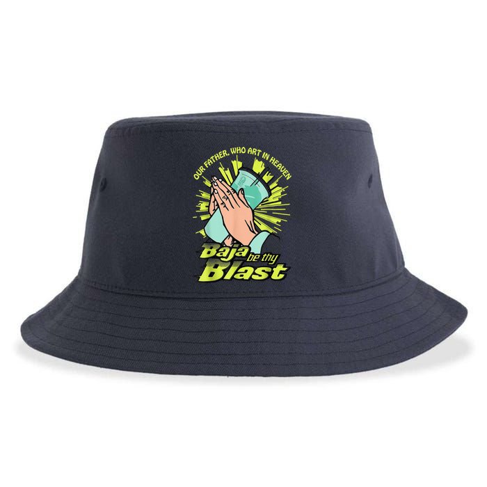 Our Father Who Art In Heaven Baja Be Thy Blast Sustainable Bucket Hat