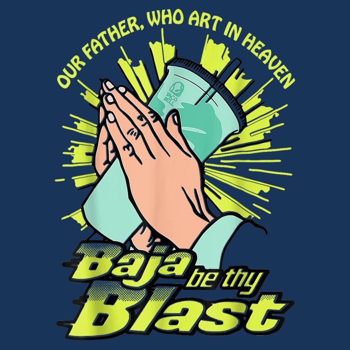 Our Father Who Art In Heaven Baja Be Thy Blast Flatbill Hat