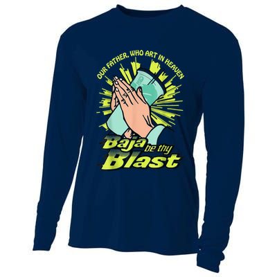 Our Father Who Art In Heaven Baja Be Thy Blast Cooling Performance Long Sleeve Crew