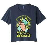 Our Father Who Art In Heaven Baja Be Thy Blast Women's Crop Top Tee